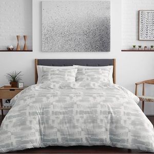 City Scene Aria Duvet Cover Set Reversible Queen 3 pc